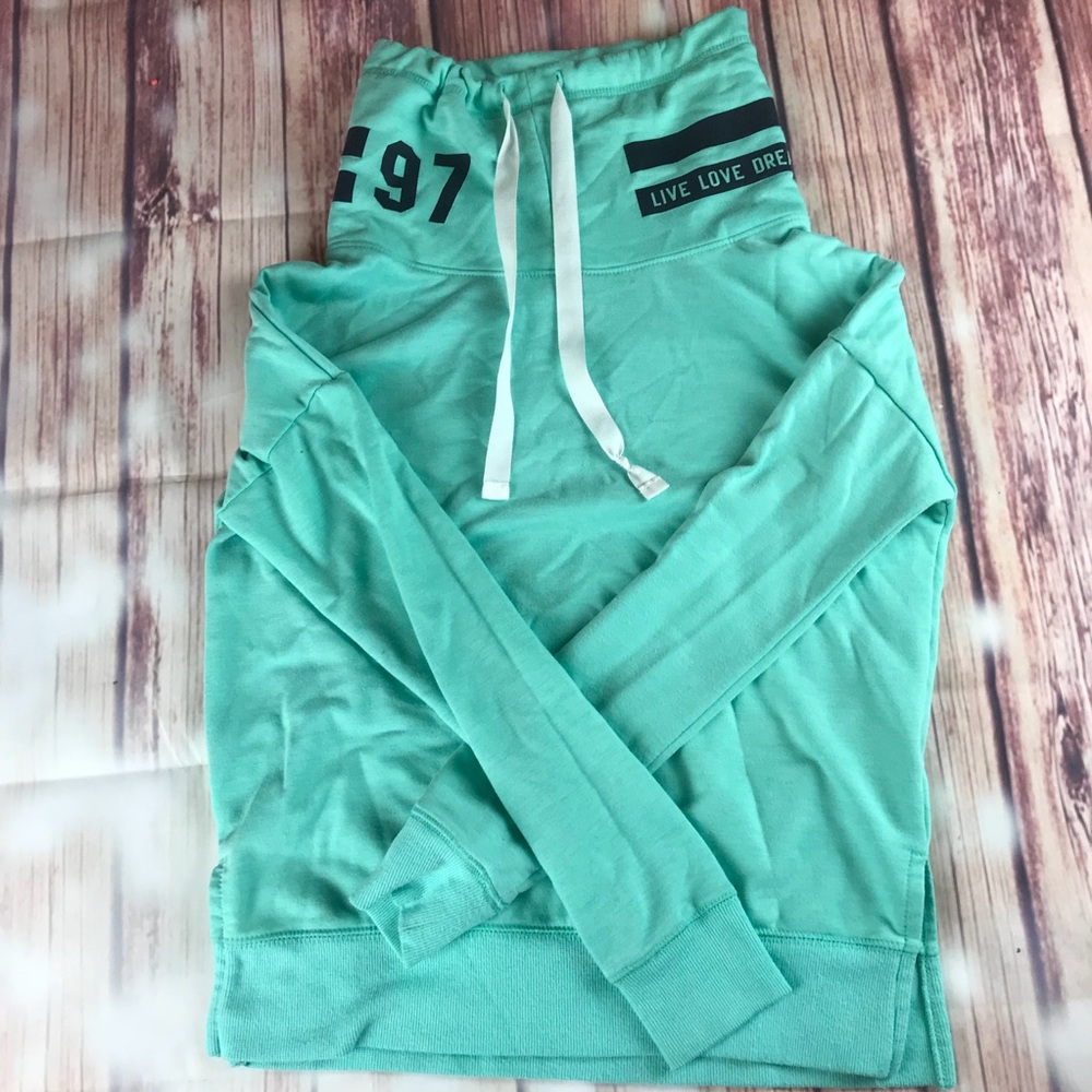 Aero Live Love Dream Cowl Neck Sweatshirt